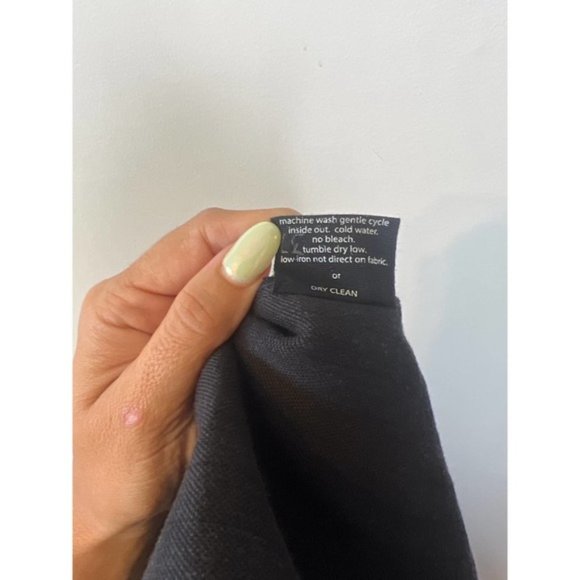 Just Bee Queen Kai Pleated Ankle Straight Pants Women's Black Size: Small NWT - Picture 9 of 10